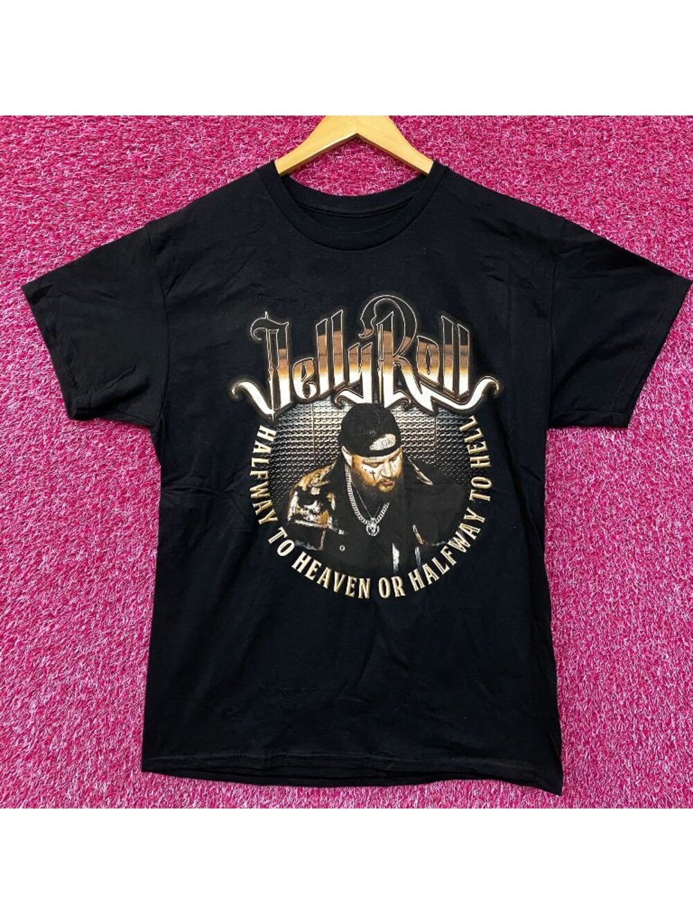 Jelly Roll Halfway To Hell Whitsitt Chapel Album T-Shirt Large